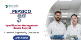Research Jobs | Pepsi Company Recruitment for Specification Management Senior Analyst