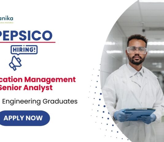 Research Jobs | Pepsi Company Recruitment for Specification Management Senior Analyst