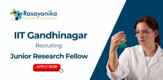 JRF Recruitment at IIT Gandhinagar | MSc Chemistry Candidates Apply Now