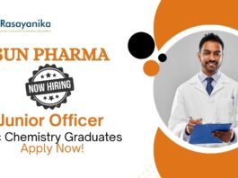 Sun Pharma Job For BSc Chemistry Graduates | Apply Now For The Junior Officer Role