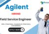 Field Service Engineer at Agilent | MSc Chemistry Job  Apply Now