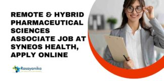 MSc Pharmaceutical Sciences Job Openings at Syneos