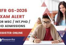 TIFR GS 2026 Exam Alert - Application Form, Registrations, Official Notification
