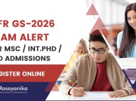 TIFR GS 2026 Exam Alert - Application Form, Registrations, Official Notification