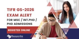 TIFR GS 2026 Exam Alert - Application Form, Registrations, Official Notification
