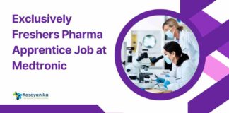 Freshers Pharma Job Openings at Medtronic