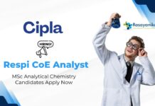 MSc Analytical Chemistry Jobs | Apply now for Analyst Position | Cipla Careers