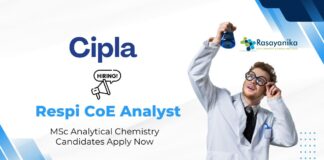 MSc Analytical Chemistry Jobs | Apply now for Analyst Position | Cipla Careers