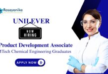 Unilever Jobs For Chemistry Graduates | Apply Now For The Product Development Associate Role