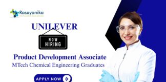 Unilever Jobs For Chemistry Graduates | Apply Now For The Product Development Associate Role