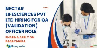 Pharma Jobs in QC at Nectar Lifesciences Pvt Ltd