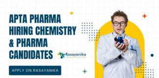 Pharma & Chemistry Job Vacancies