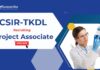 Project Associate Jobs at CSIR-TKDL | MSc Chemistry Jobs 