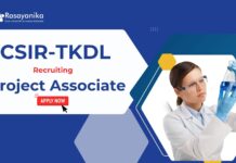 Project Associate Jobs at CSIR-TKDL | MSc Chemistry Jobs 