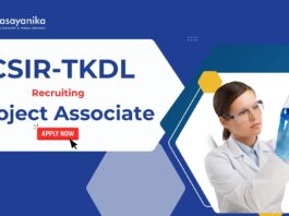 Project Associate Jobs at CSIR-TKDL | MSc Chemistry Jobs 