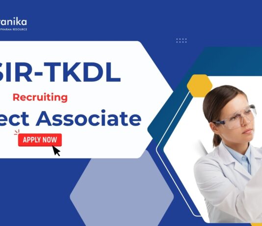 Project Associate Jobs at CSIR-TKDL | MSc Chemistry Jobs 