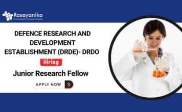 Government Jobs for Chemistry Graduates | JRF Vacancy at DRDO Government Jobs for Chemistry Graduates | JRF Vacancy at DRDO