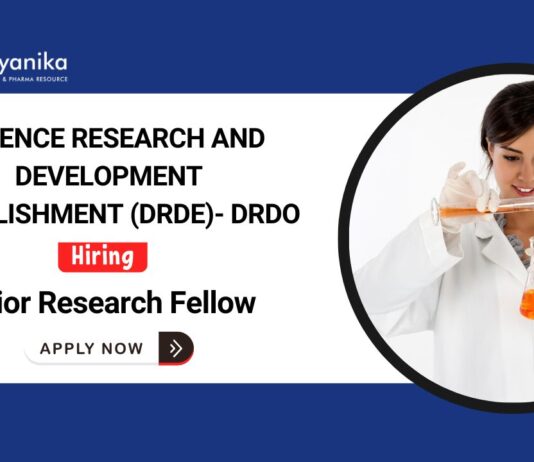 Government Jobs for Chemistry Graduates | JRF Vacancy at DRDO