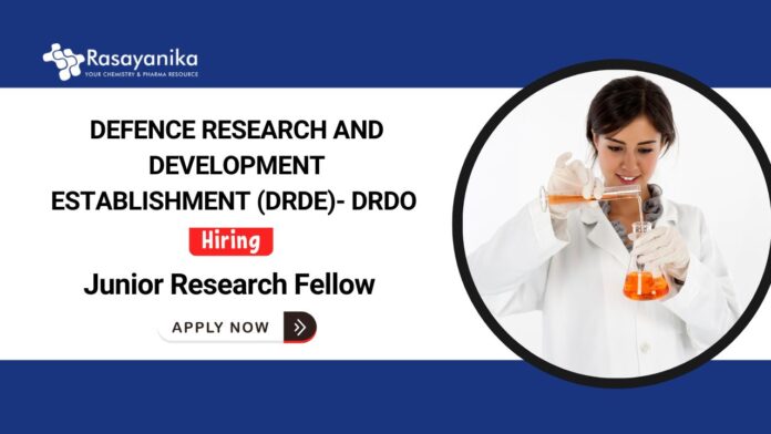Government Jobs for Chemistry Graduates | JRF Vacancy at DRDO