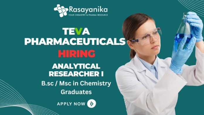Analytical Researcher Job in Goa Explore more in Teva Pharmaceuticals careers