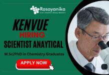 Analytical Scientist At Kenvue Mumbai R&D Job Role