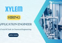 Chemical Engineering Jobs: Xylem is hiring an Application Engineer - Apply Now
