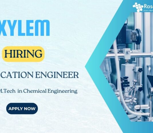 Chemical Engineering Jobs: Xylem is hiring an Application Engineer - Apply Now