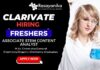 Associate STEM Content Analyst – Chemistry Role at Clarivate , Freshers Chemistry Job