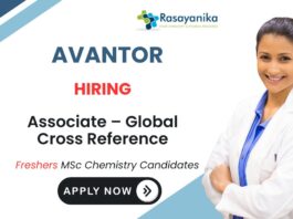 Avantor Careers Data Analysis Job in  Coimbatore Freshers Job - Associate Position