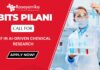 BITS Pilani Goa Call for JRF Position in AI-Driven Chemical Research Apply Now!
