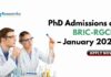 PhD Admissions at BRIC-RGCB – January 2026 - Apply Online