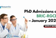 PhD Admissions at BRIC-RGCB – January 2026 - Apply Online