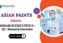 QC Chemist Jobs | Asian Paints Recruitment