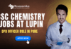 BSc Chemistry Jobs at Lupin Apply Now for DPD Officer Role In Pune