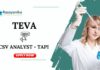 Chemistry Jobs at Teva Pharmaceuticals | Apply Now for Analyst Role
