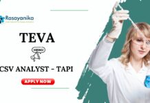 Chemistry Jobs at Teva Pharmaceuticals | Apply Now for Analyst Role