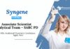 Research Associate Jobs for MSc Analytical Chemistry Graduates | Syngene Jobs