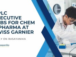 HPLC Executive Jobs For Chem & Pharma