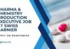 Pharma & Chemistry Production Executive Job