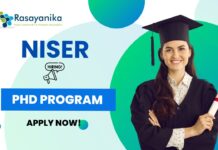 PhD Program at NISER | MSc Chemistry Candidates Apply Now