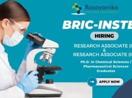 Research Associate Jobs Bangalore .Join BRIC-inStem Bangalore: Research Associate Positions Open in Cutting-Edge Drug Delivery & Stem Cell Science