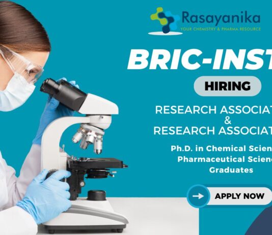 Research Associate Jobs Bangalore .Join BRIC-inStem Bangalore: Research Associate Positions Open in Cutting-Edge Drug Delivery & Stem Cell Science