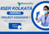 Project Associate 1 Job at IISER | Life science Job MOE-STARS Research