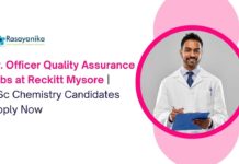 Quality Assurance Jobs at Reckitt | BSc Chemistry Jobs
