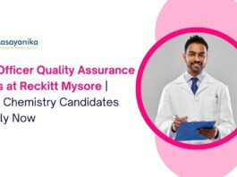 Quality Assurance Jobs at Reckitt | BSc Chemistry Jobs