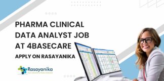 Pharma Clinical Data Analyst Job at 4Basecare - Apply on Rasayanika