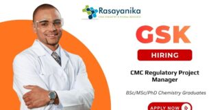 CMC Regulatory Project Manager – Join GSK’s Global Regulatory Affairs Team ,Bsc chemistry jobs