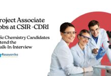 Project Associate Jobs at CSIR CDRI Project Associate Jobs at CSIR -CDRI | MSc Chemistry Candidates Attend the Walk-In-Interview