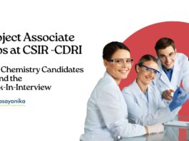 Project Associate Jobs at CSIR -CDRI | MSc Chemistry Candidates Attend the Walk-In-Interview 
