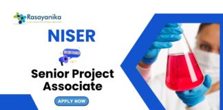 NISER Bhubaneswar Recruitment | MSc Chemistry Candidates Apply Now for Research Positions